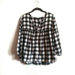 Romeo & Juliet Couture Gingham Shirt Size Small